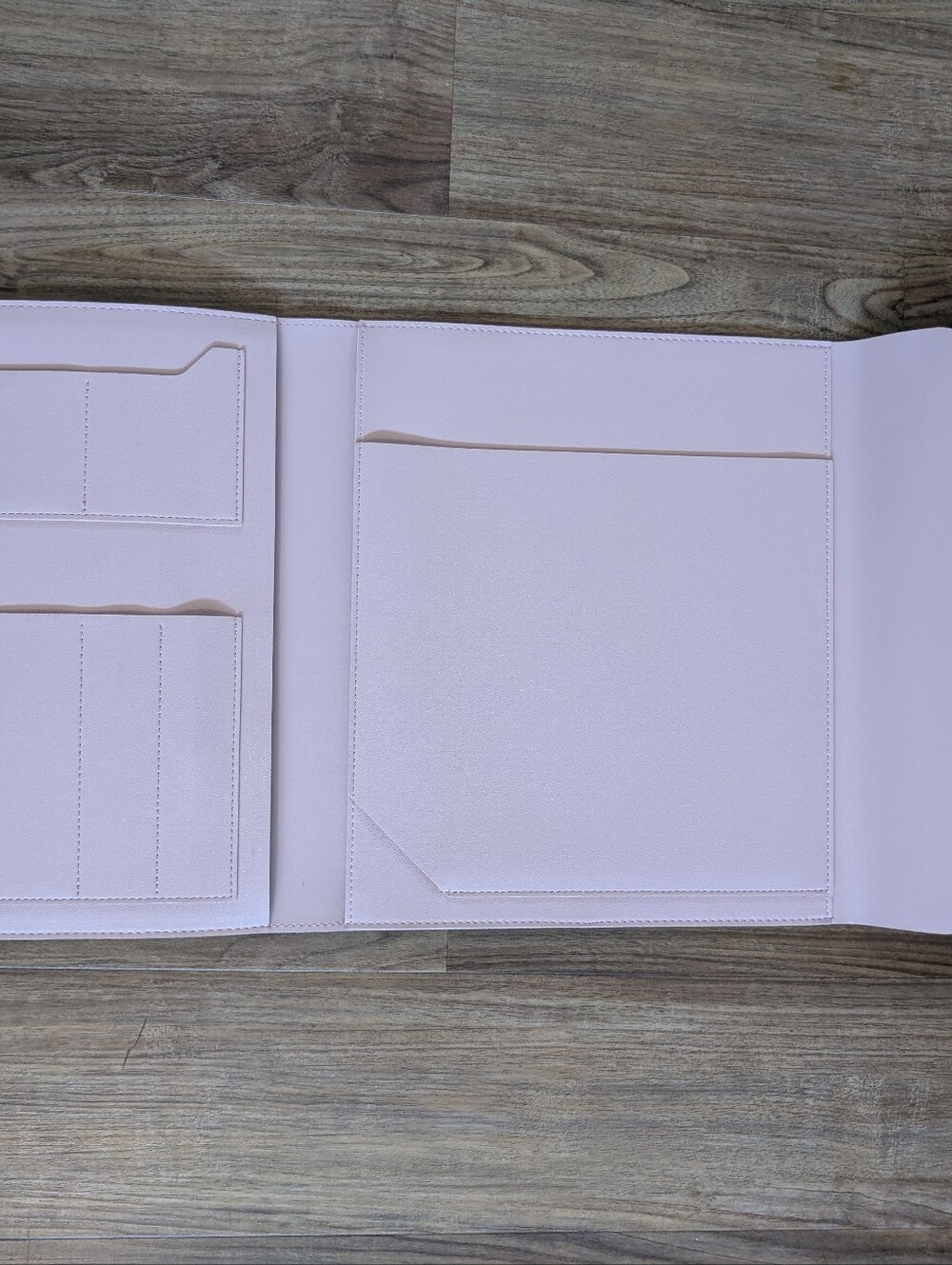 12x12 Vida Chic Pink Envelope Clutch Folio - Picture 4 of 6